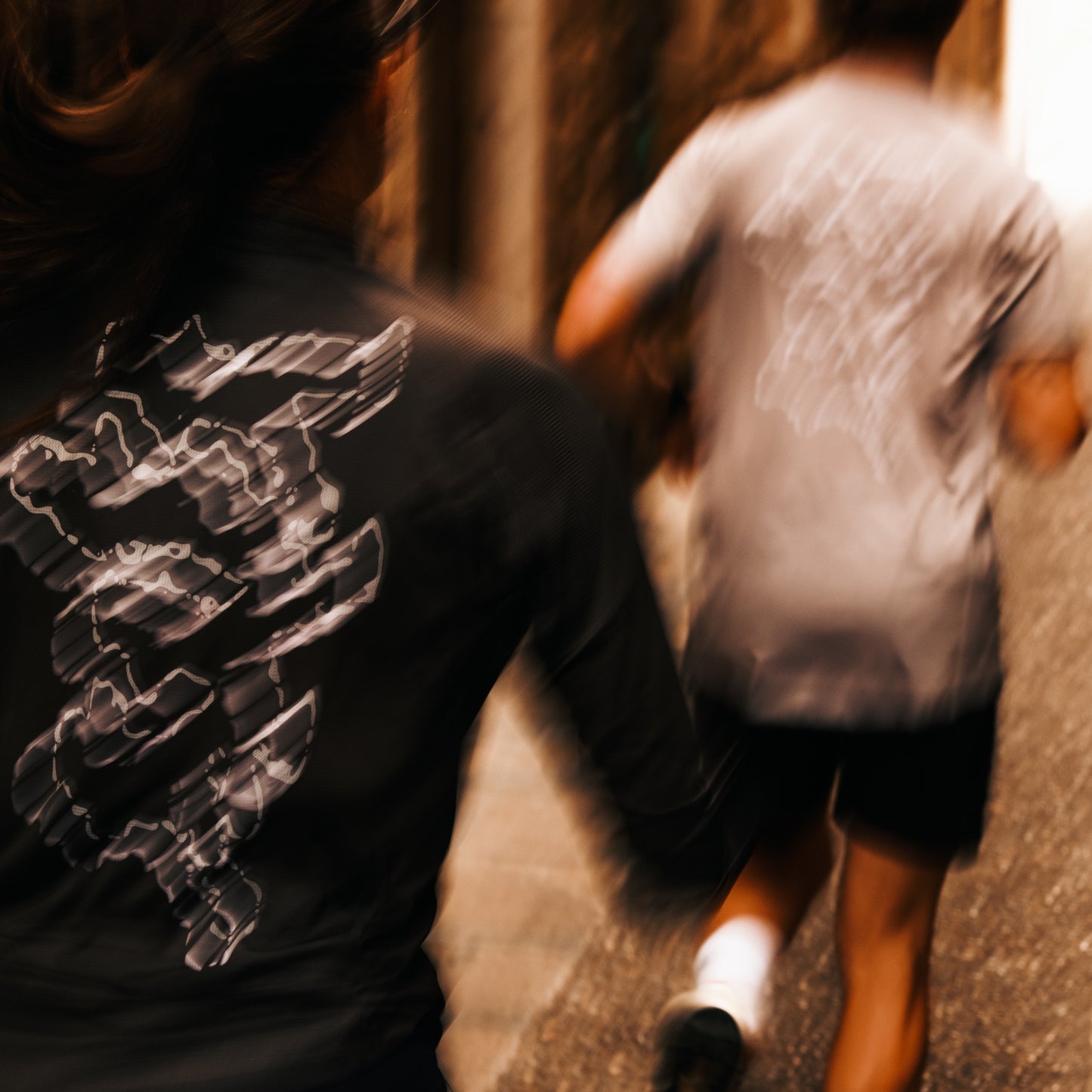 Long Sleeve Running Charcoal