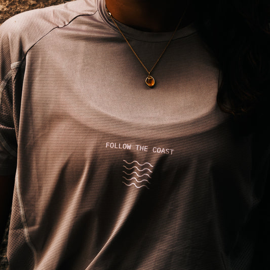 Short Sleeve Running Shirt Grey