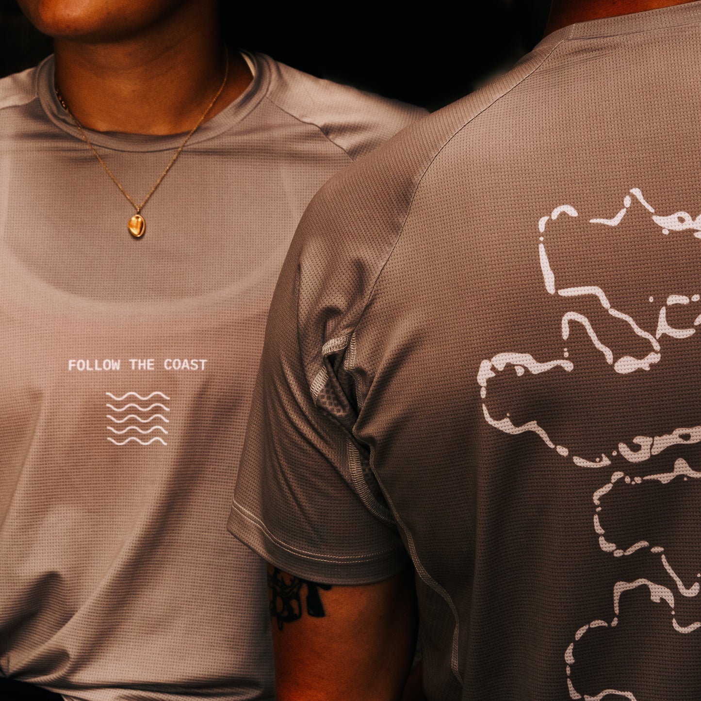 Short Sleeve Running Shirt Grey